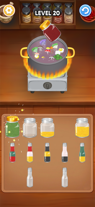 Spice Sort:Cooking Puzzle Chef Screenshot 3 of 5
