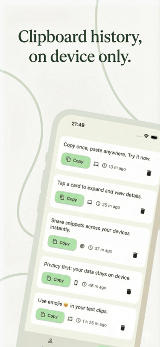Clip Cloud - Clipboard Sync Screenshot 3 of 3
