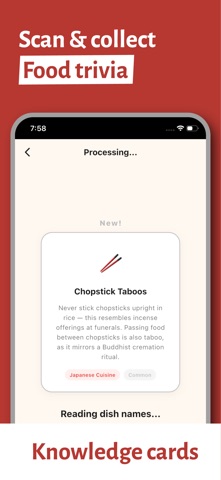 Yomenu - Asian Menu Translator iPhone screenshot