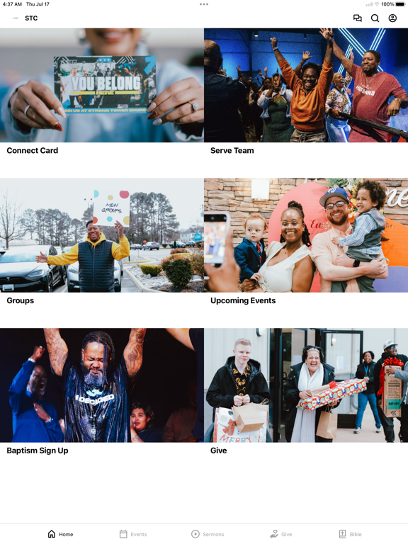 Strong Tower Church (VA) app screenshot