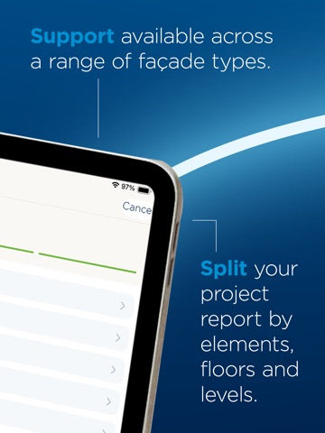 Siderise Inspection App iPad screenshot