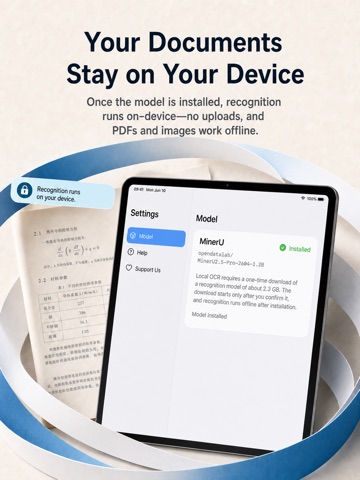DocWeave: PDF Document Scanner iPad screenshot