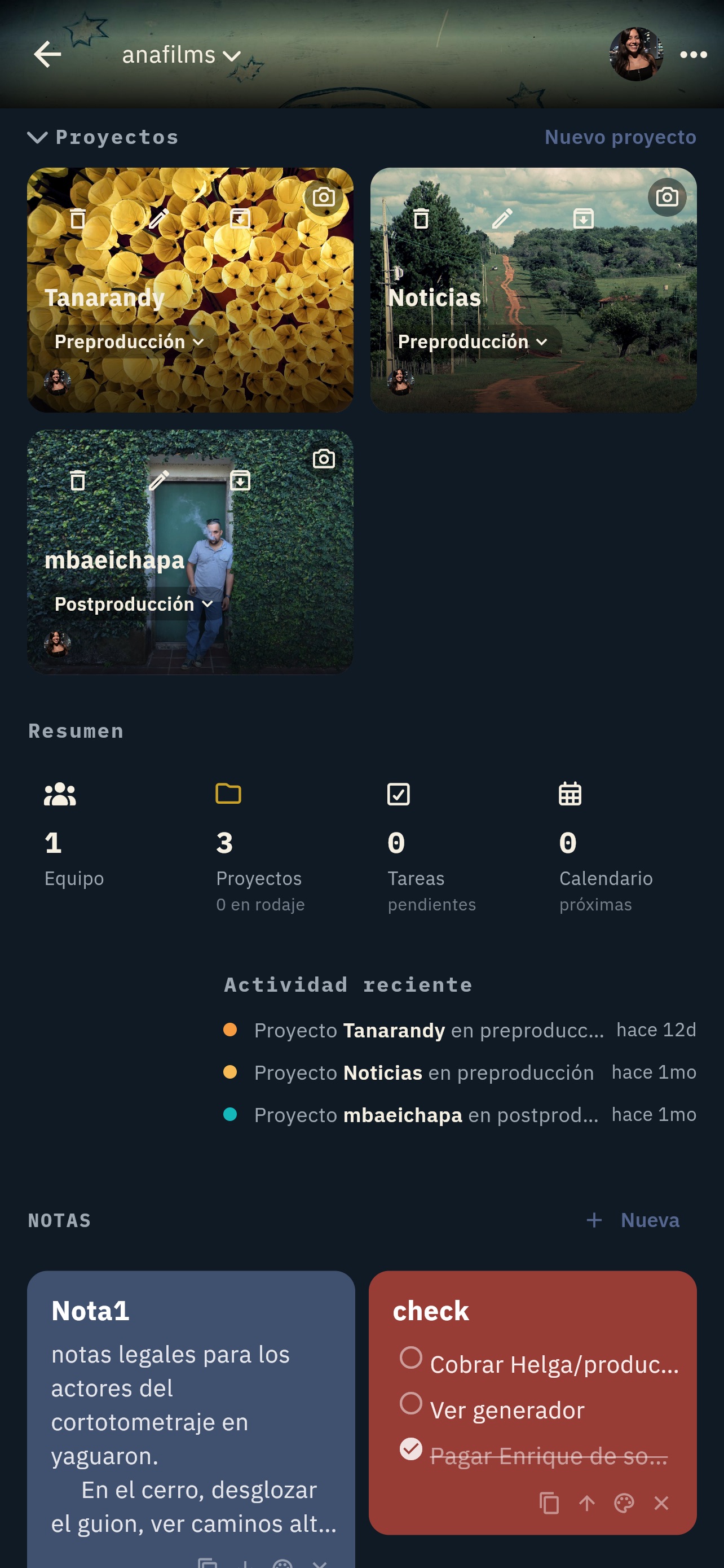 Screenshot 2 of Plan de Rodajes