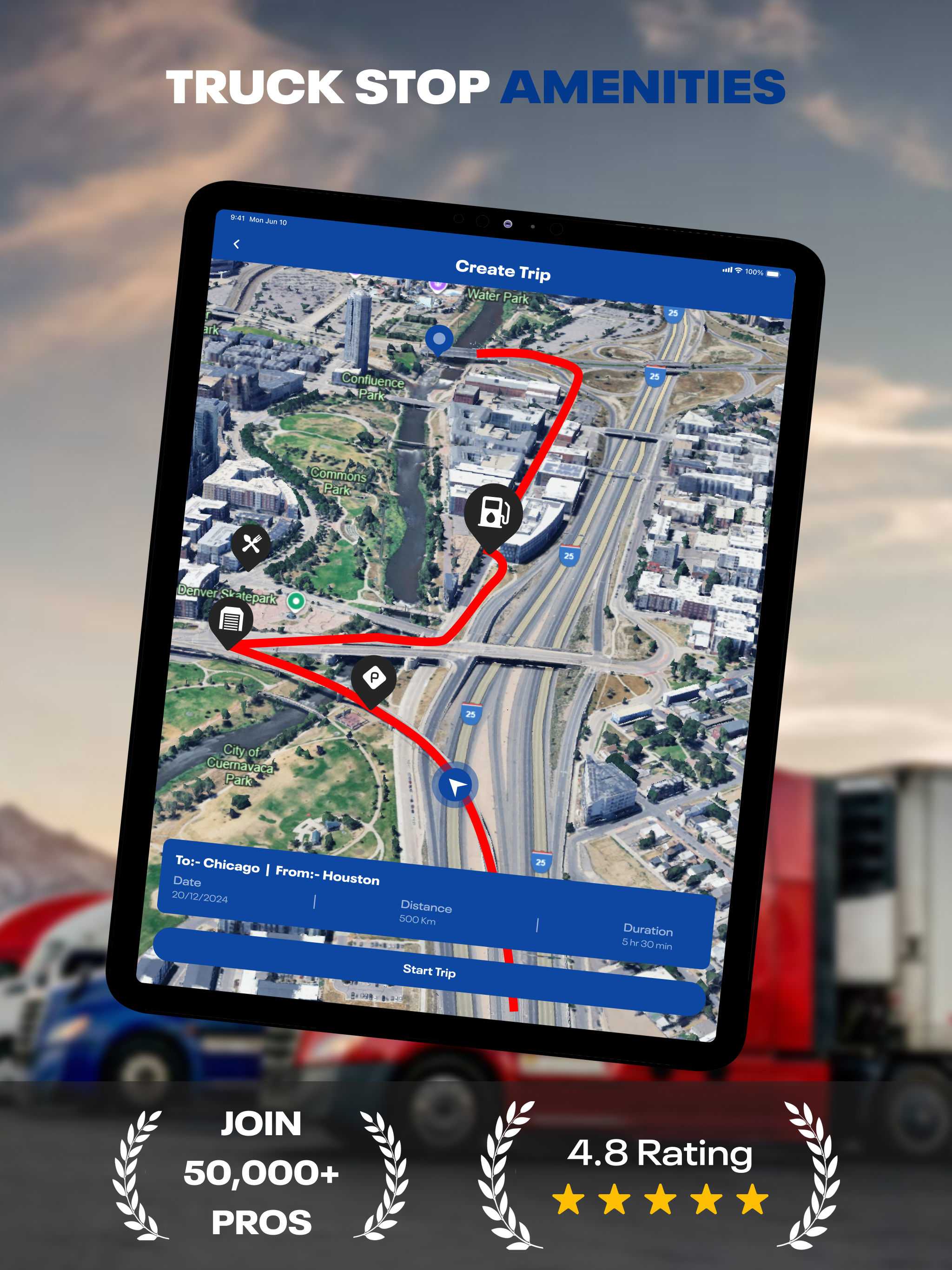 Truck GPS : Fuel & Navigation
