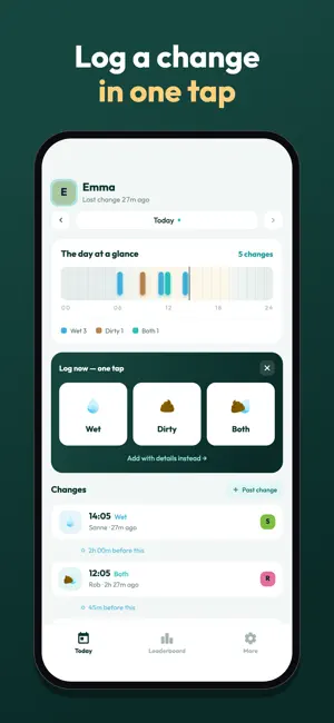 Easy Diaper Tracker screenshot 2