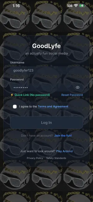 GoodLyfe - digital footprint screenshot 1