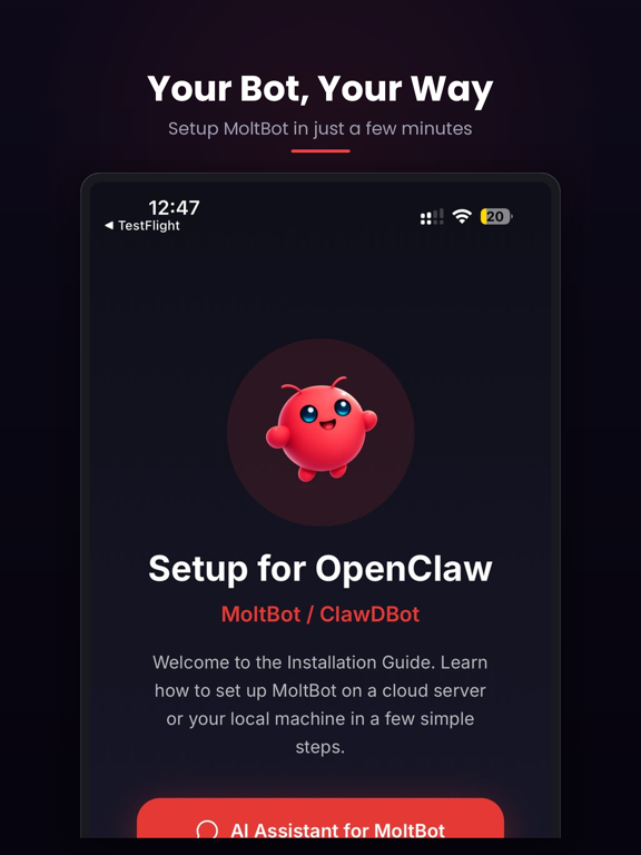 Screenshot #6 pour Ai Assistant for open claw