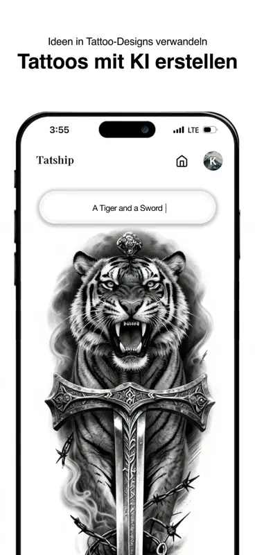 Tattoo Design Try On - Tatship screenshot 3 of 6