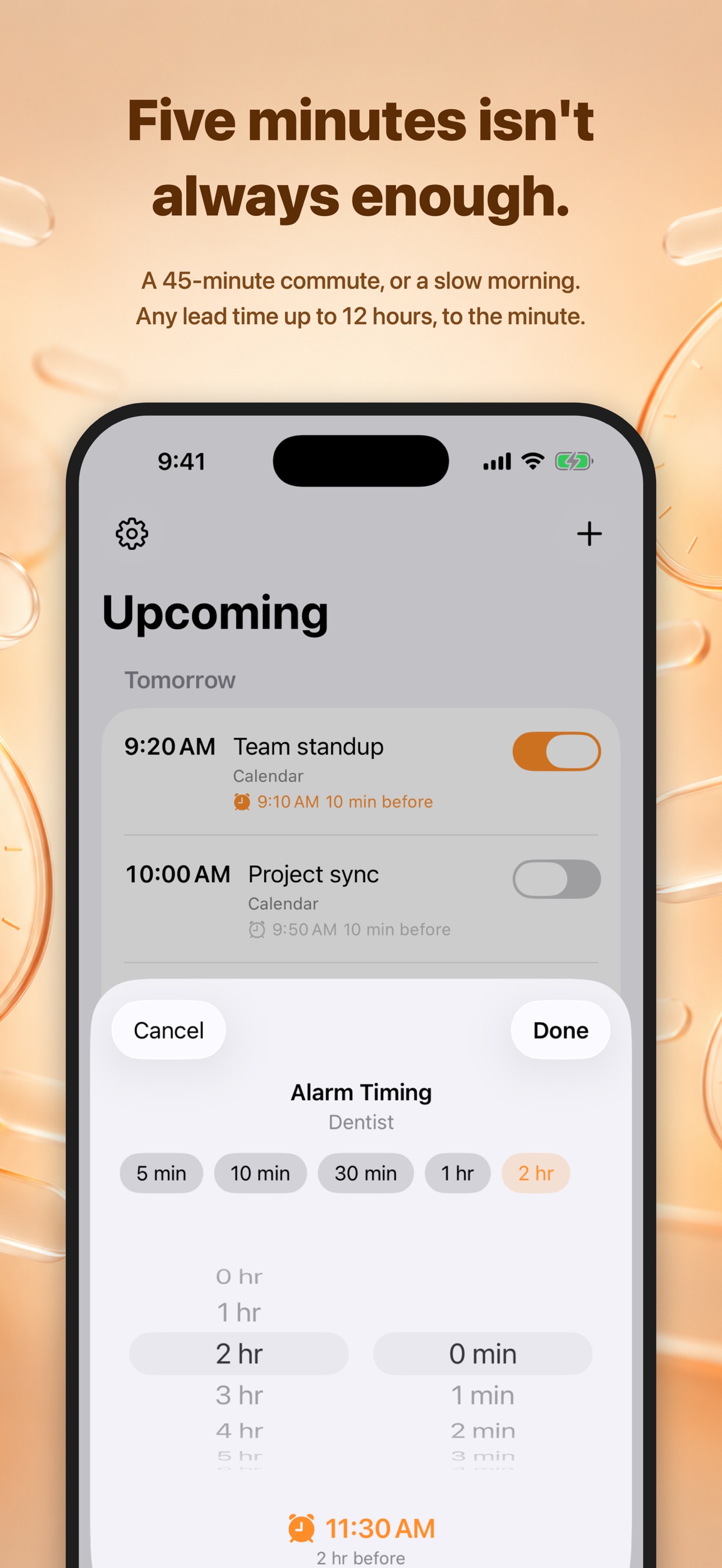 Screenshot 3 of CalAlarm — Calendar Alarms