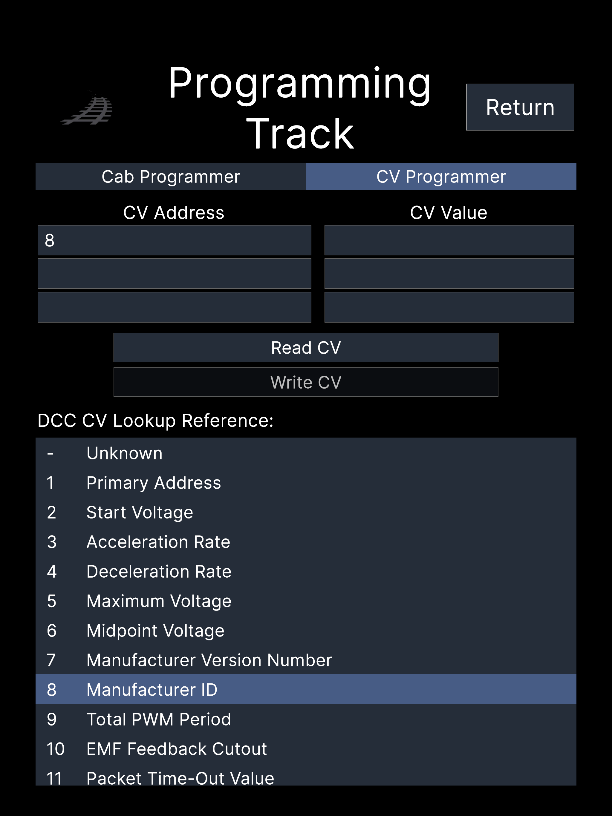 DCC Commander