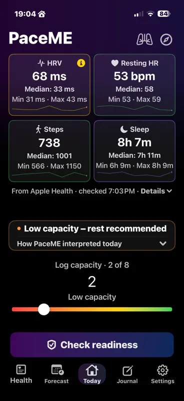 PaceME: Pacing & Energy screenshot 1 of 9