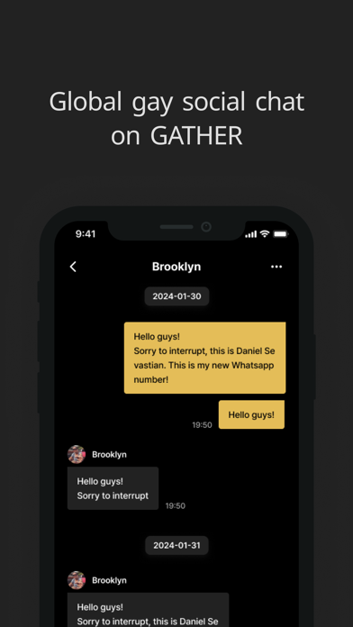 GATHER-gay gathering & dating Screenshot