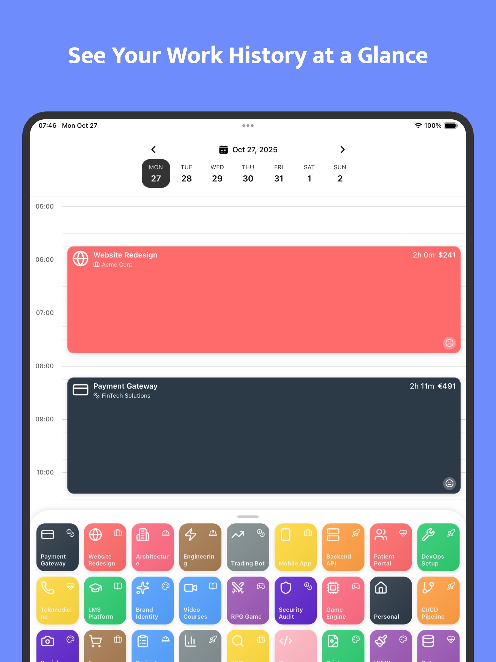 Thyme - Hours Tracker App