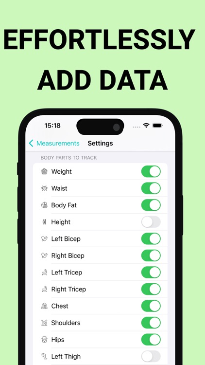 Body Measurement - Tracker screenshot-4