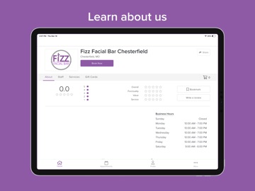 Fizz Facial Bar iPad screenshot