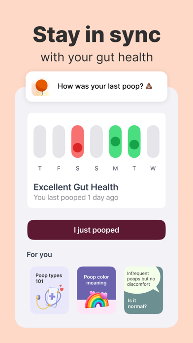 Screenshot #1 pour Poop Tracker - Balloon