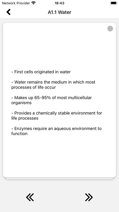 IB Biology Screenshot