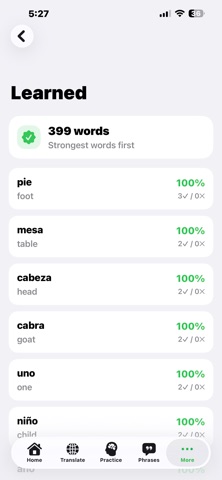 Spanish 101 App Screenshot 7 of 10