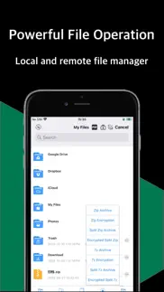 unzip - zip rar 7z file viewer iphone resimleri 2