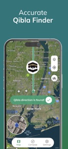 Qibla Finder Compass 100% screenshot #1 for iPhone