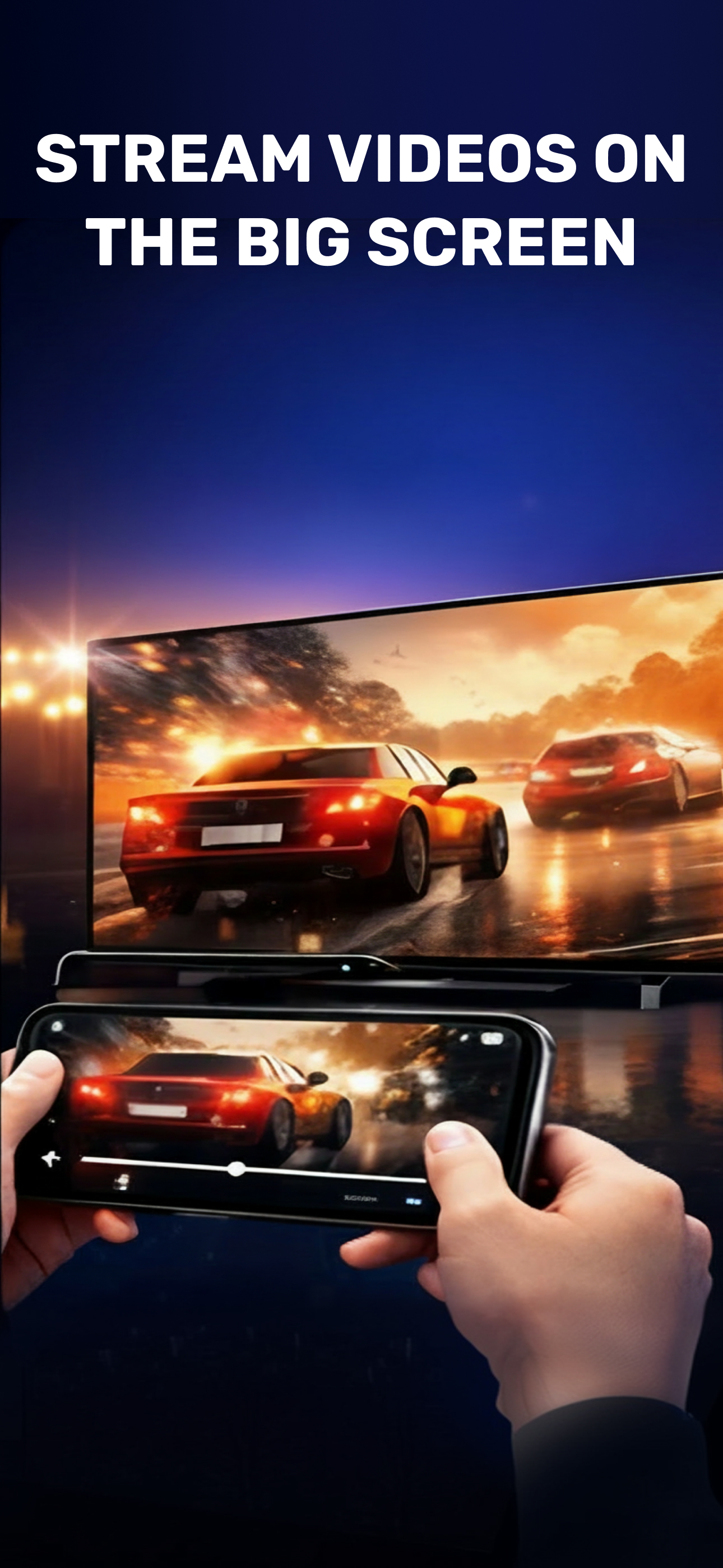 Screen Mirroring・Cast to TV +