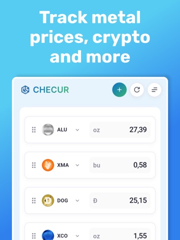 CHECUR - Currency Converter iPad screenshot