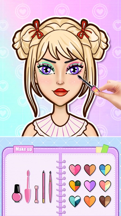 Paper Art Doll Fashion Games Screenshot