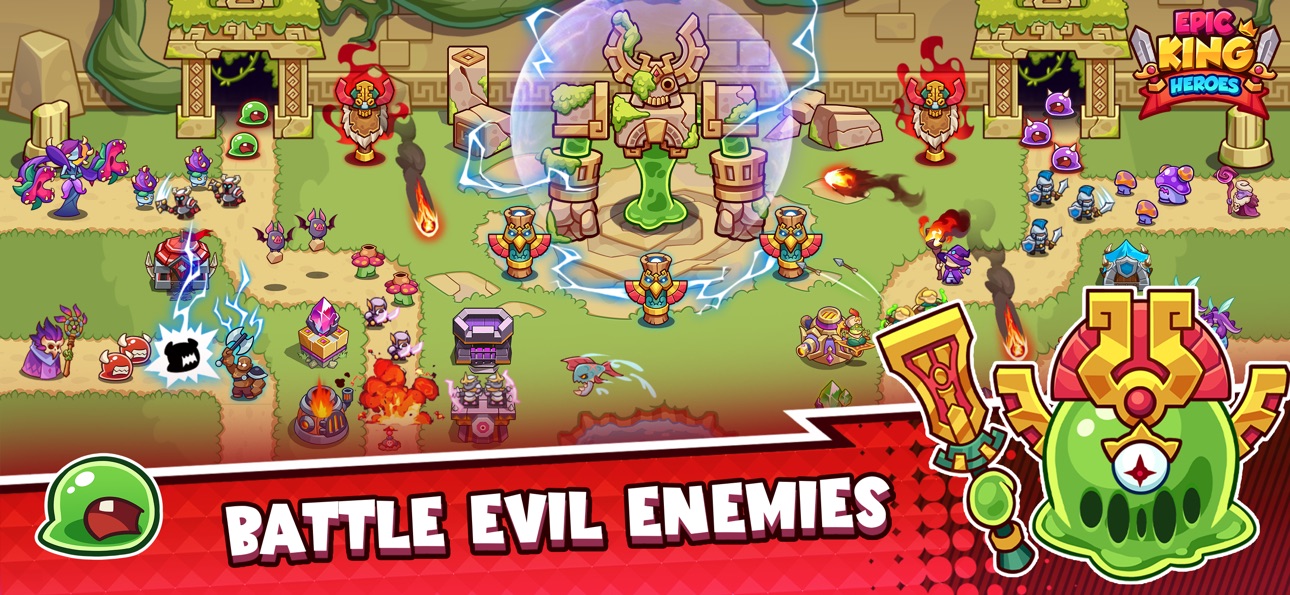 Epic King Heroes: Classic TD Hack screenshot 4 - iOS game interface