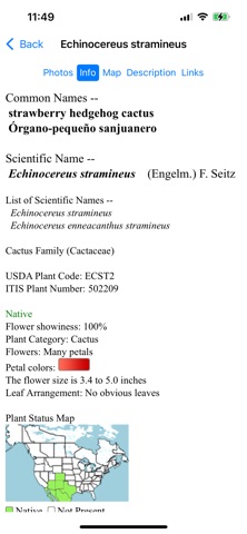 Northeast Mexico Wildflowers iPhone screenshot