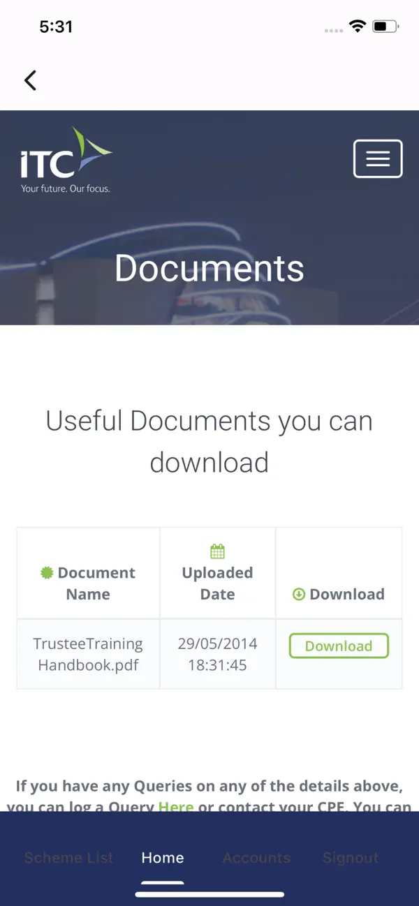 Screenshot #2 pour ITC Client Portal