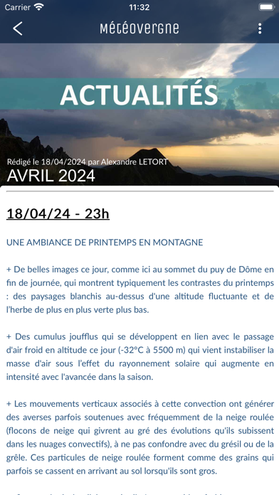 Météovergne Screenshot