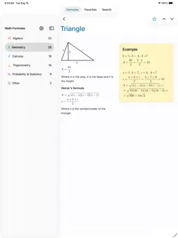 Math Formulas - Ref. Guide screenshot 7