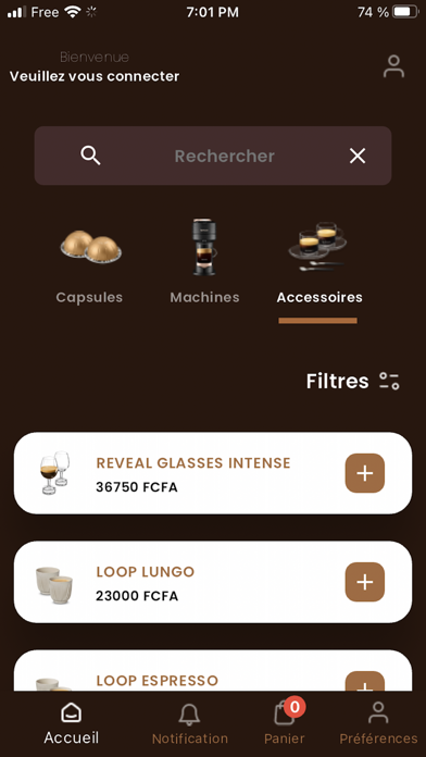 Dakar Café Express Screenshot