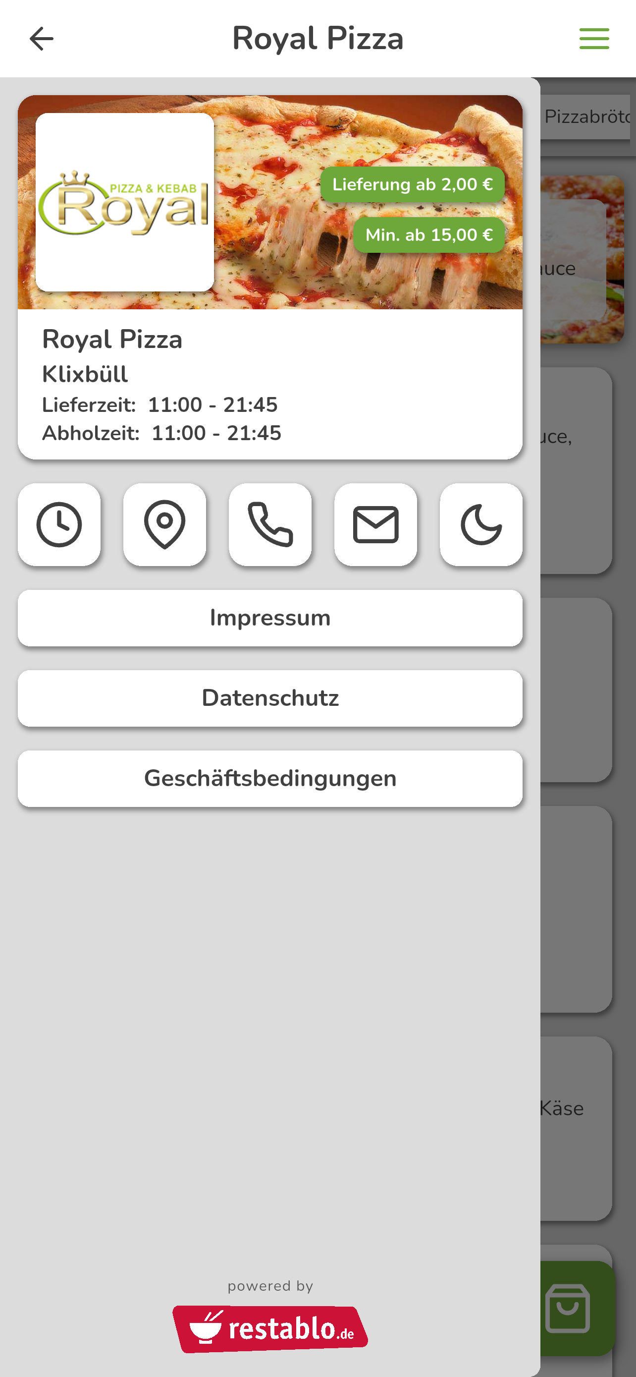 Royal Pizza in Klixbüll screenshot 3