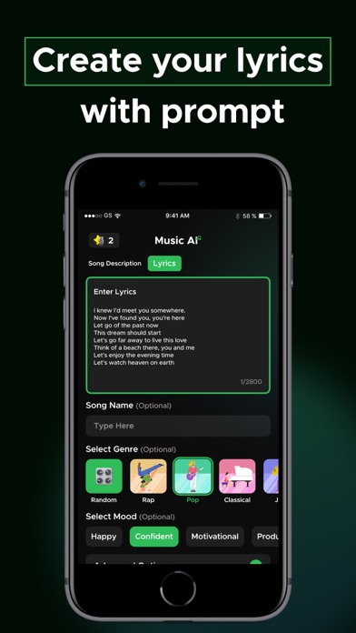 AI Song & Music Maker Screenshot