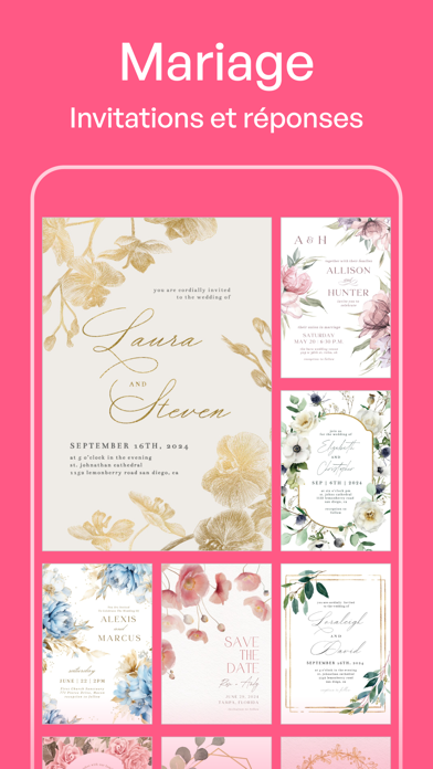 Screenshot #2 pour Faire Des Invitations en Ligne