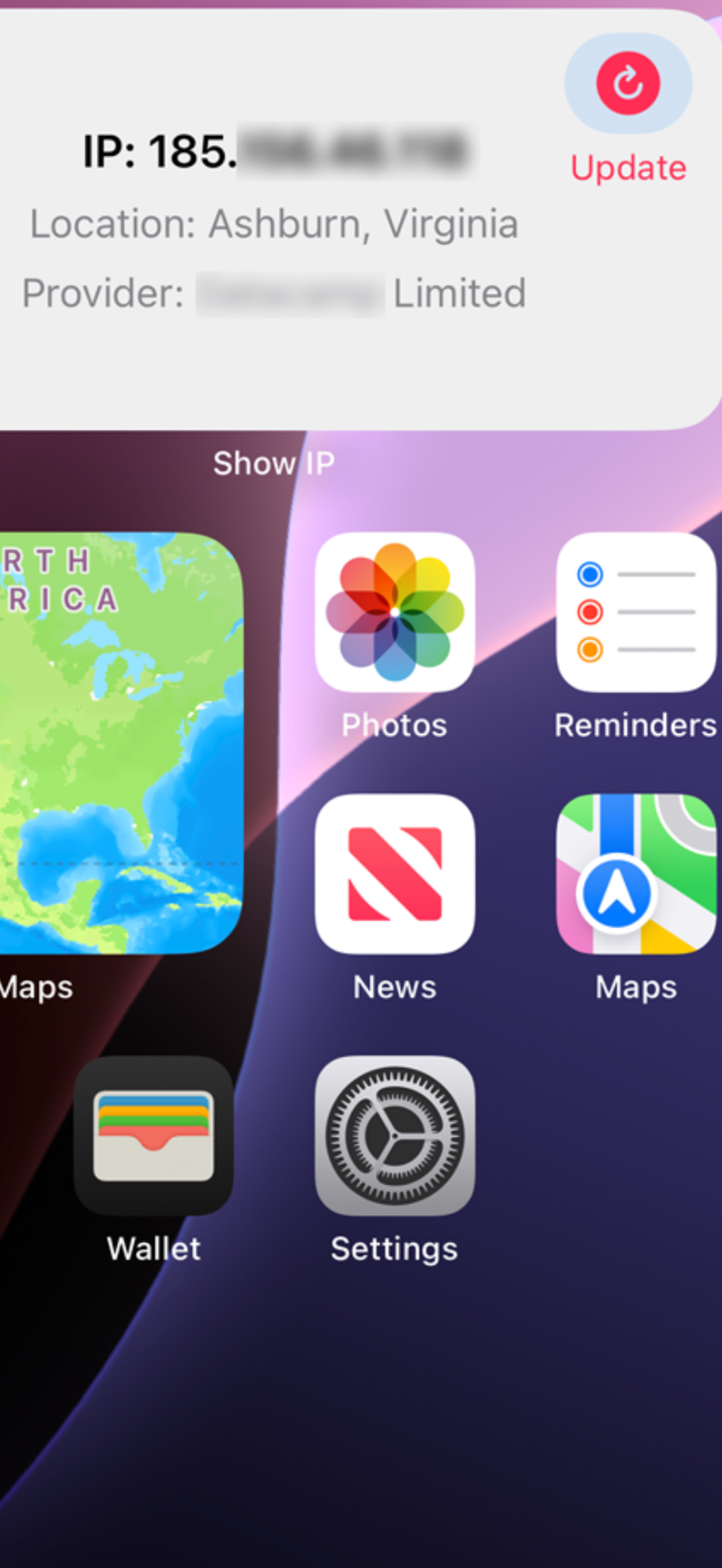 Show IP Widget screenshot 3