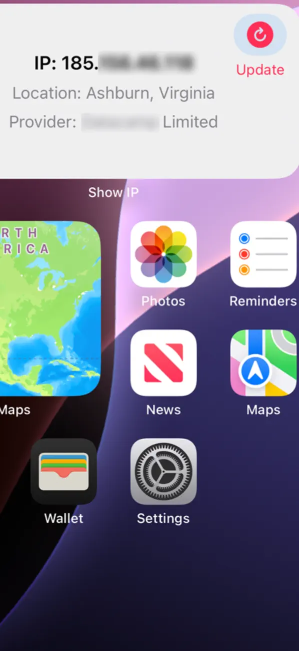 Screenshot #3 pour Show IP Widget