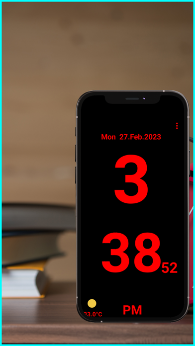 Huge Digital Clock - Bed Side screenshot 8