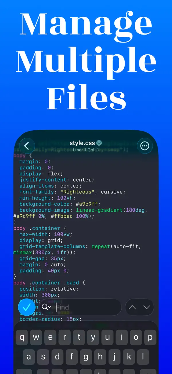 #2. Text Editor : Code Editor (iOS) De: Devashy Rangpariya