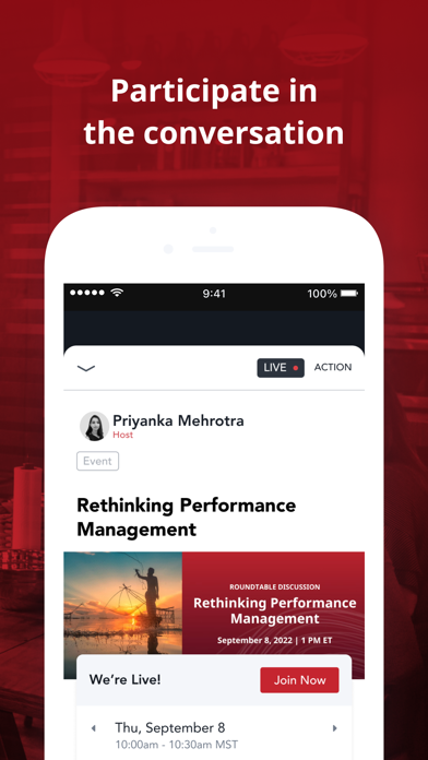 RedThread Research iPhone screenshot 4 - Business app