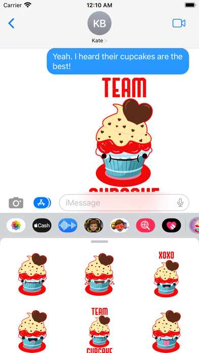 Cupcake Bakery Kawaii Stickers Screenshot