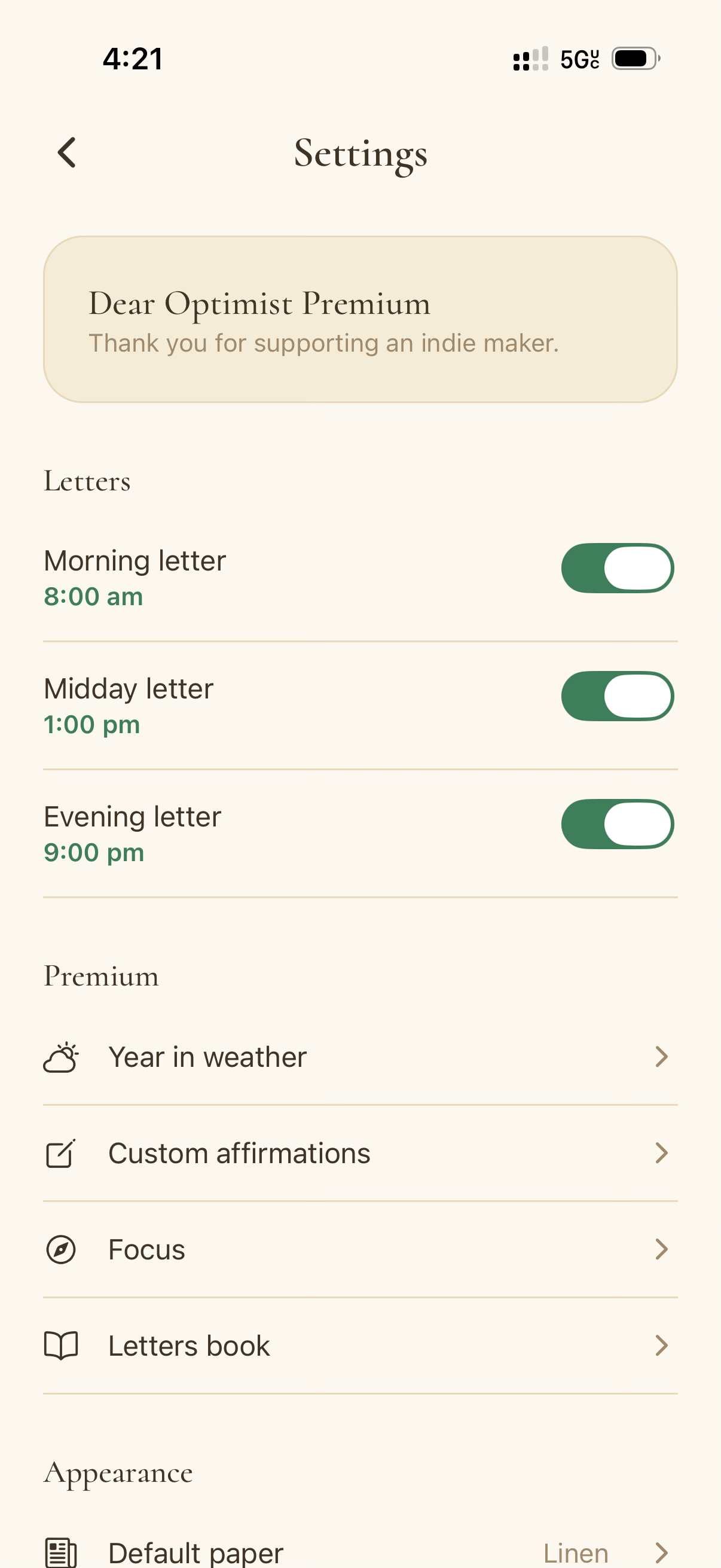 Dear Optimist screenshot 2