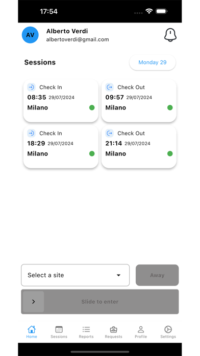 PIC - Presenze in Cloud Screenshot