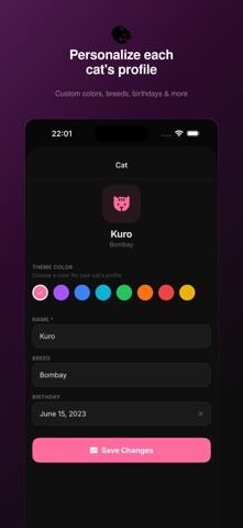 MeowLog screenshot