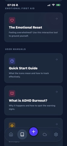Restore ADHD Burnout Tracker Screenshot 8 of 8