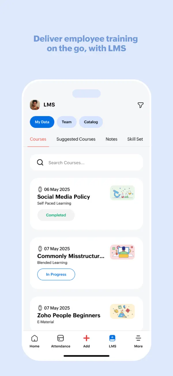 Screenshot #3 pour Zoho People - HR management