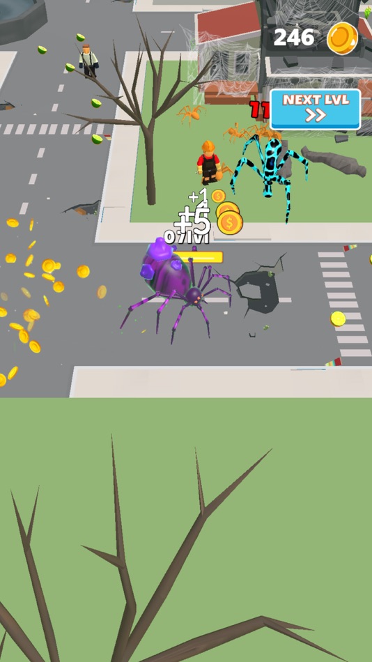 #7. Spider Evolution: Running Game (iOS) By: Tariq Mehmood