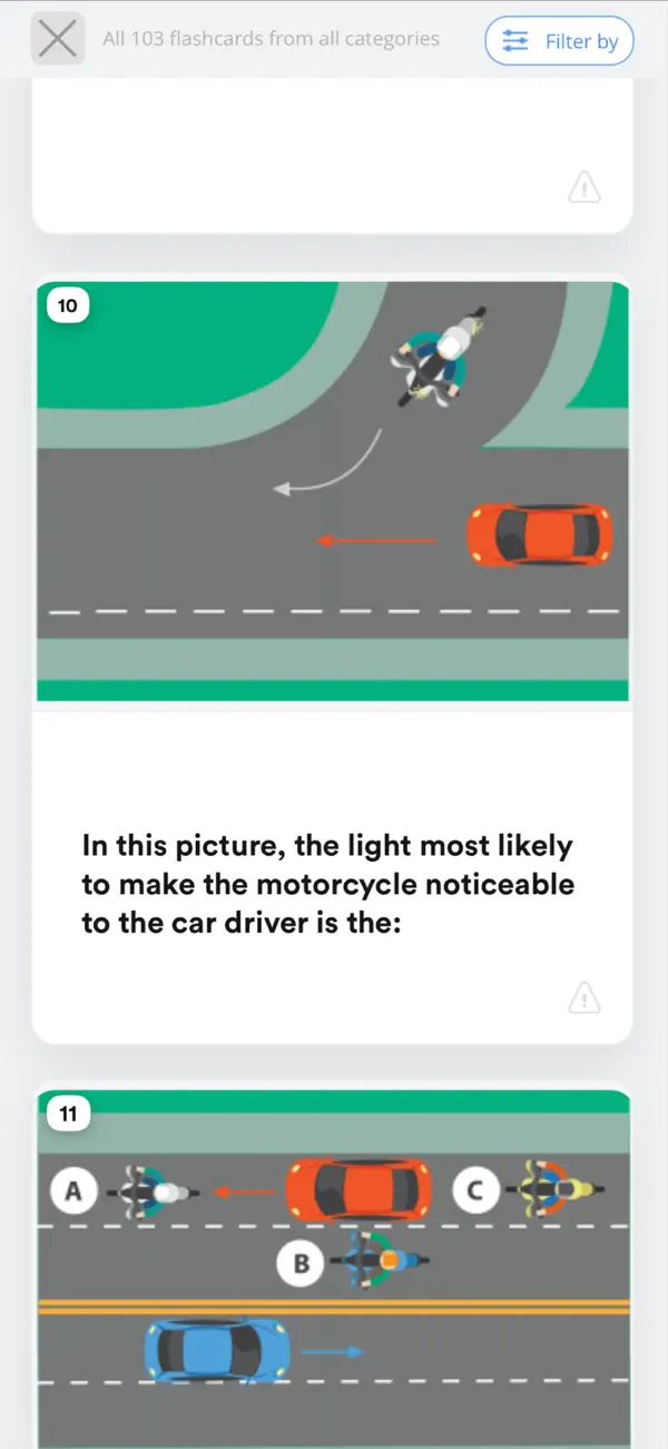 Screenshot #3 pour Motorcycle US DMV Permit test