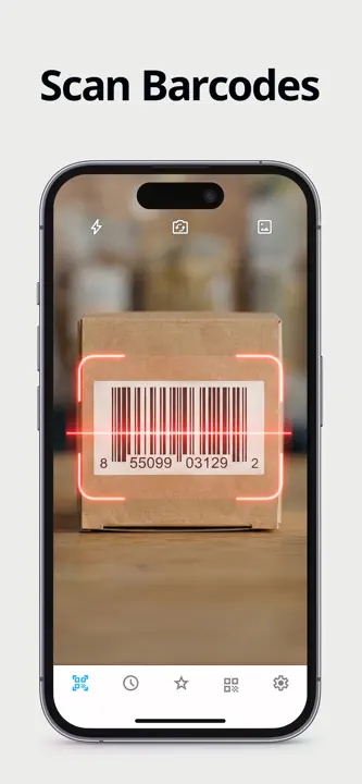QR Code Reader + QR Scanner: Screenshot 2 von 5